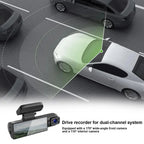Car dual lens dash cam