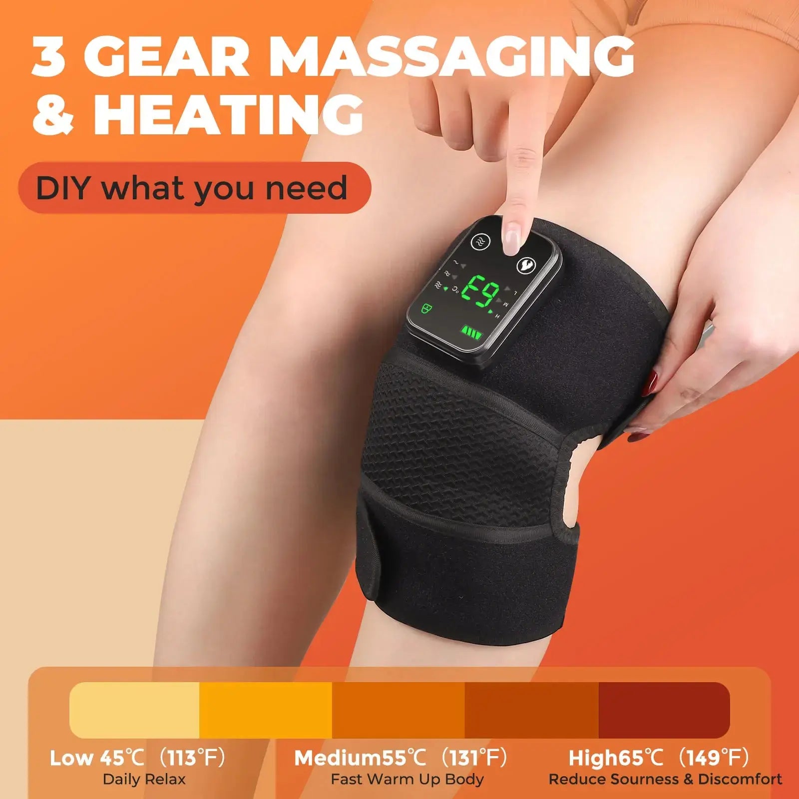 Electric Heated Massage Pad for Joint Relief